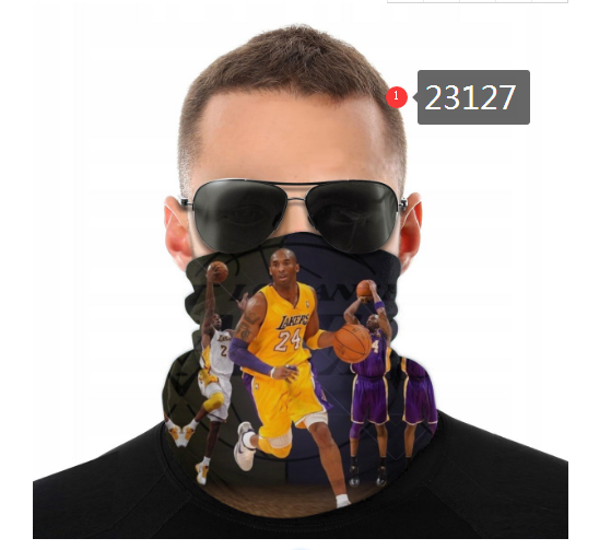 NBA 2021 Los Angeles Lakers #24 kobe bryant 23127 Dust mask with filter->->Sports Accessory
